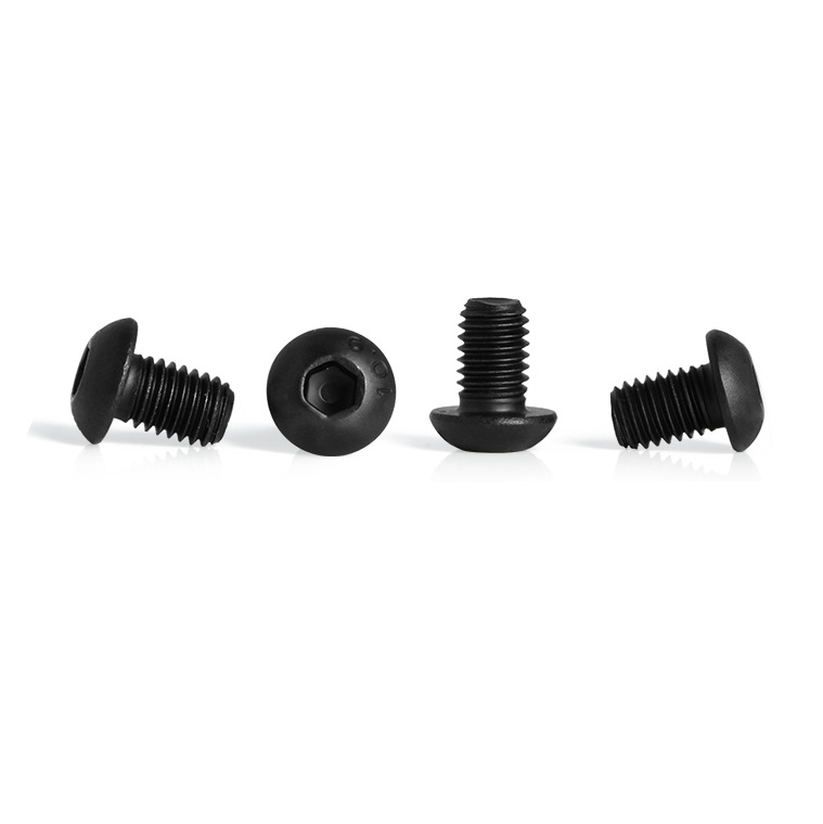 DIN7380 Button Head Allen Bolts in Black Oxide for 10.9 Grade M3 M4 M5 M6 M8 M10 M12
