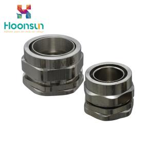 Quality BW Explosionproof Brass Cable Connector , Flameproof Cable Gland With Nickel Plated Brass wholesale
