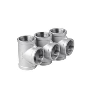 Quality 304 316L Stainless Steel Equal Tee for Water Pipe System Customized Model NO. Tee wholesale
