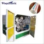 Fiber Reinforced Pvc Plastic Pipes Production Line Plastic Coating Pipe