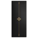 Custom Wholesale Hot Gold Stamping UV Printing Natural Rubber Black PU Yoga Mats