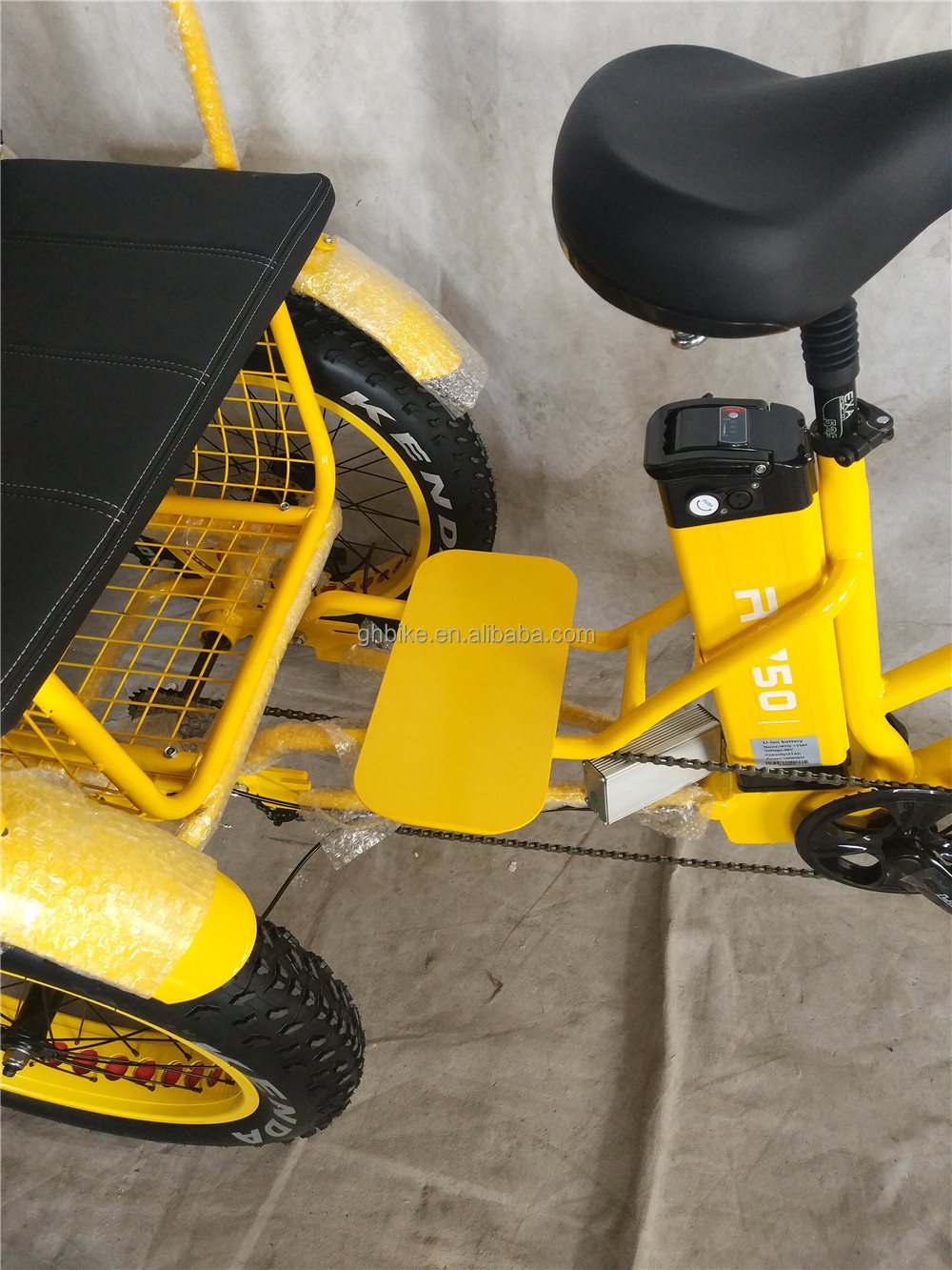 48V E Trike 3 Wheel 750 Watt Fat Tire Rickshaw with Bafang 750W Motor and Performance
