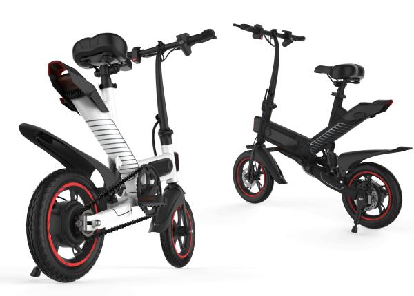 Long Range Folding Electric Bike , Electric Tricycle For Adults Aluminum Alloy