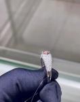 Marquise Lab Grown Diamond Jewelry Pink CVD Diamond Ring 18k White Gold Pass The