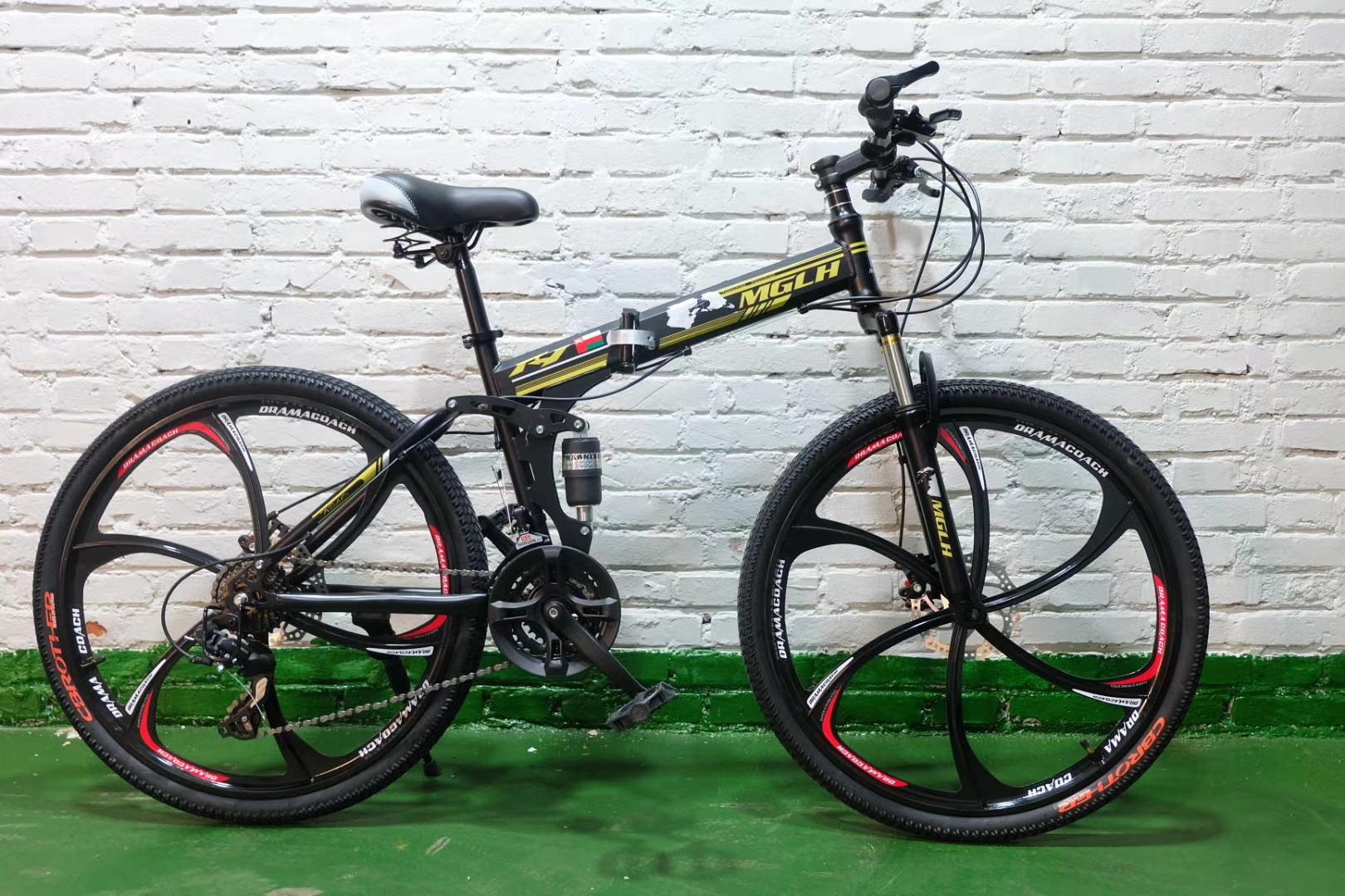 Gross Weight 24kg 21 Speed 29 Inch Adult Folding Bike Bicycle For Men Women Bicycles