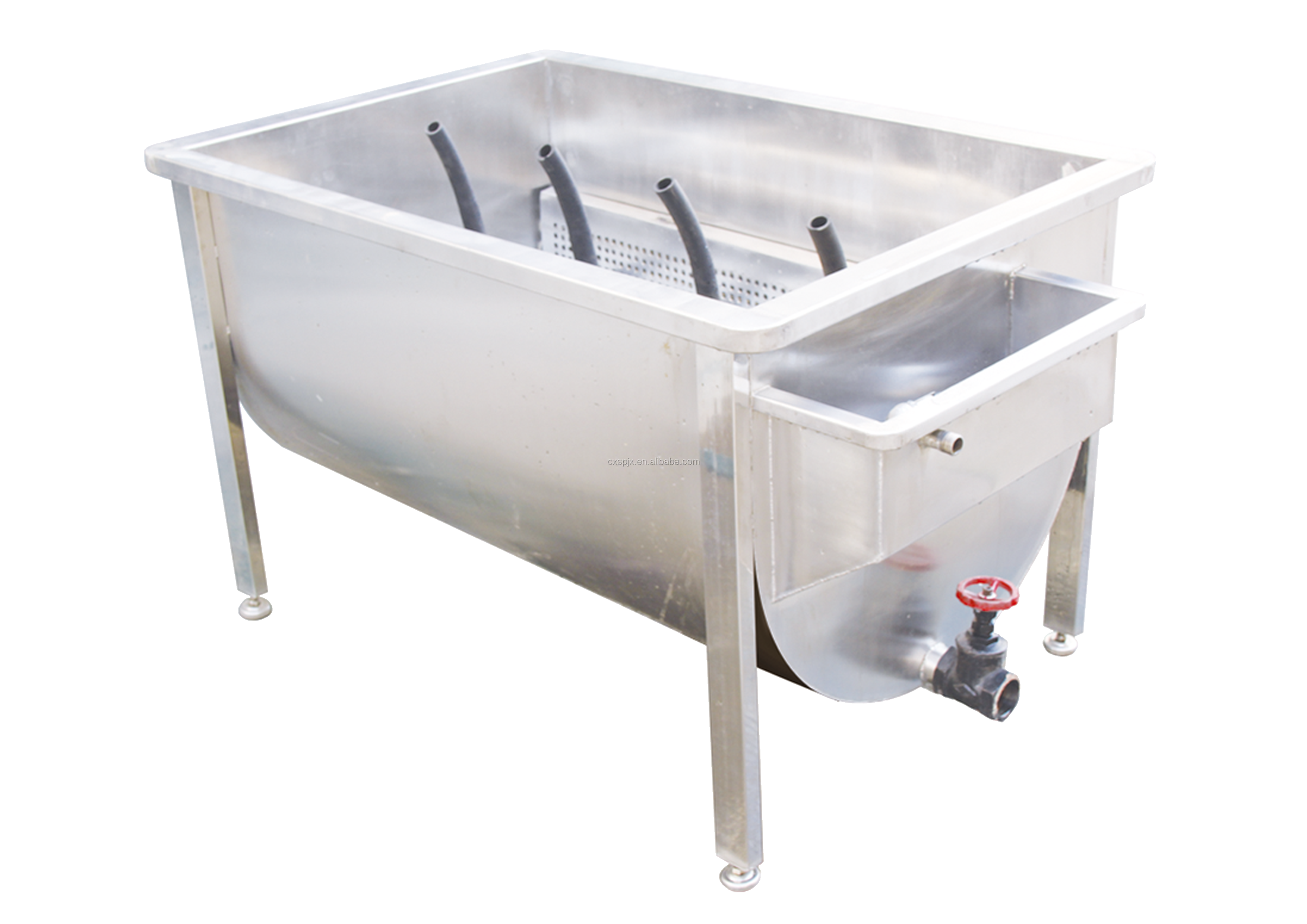 Stainless Steel Chicken Duck Goose Slaughtering Process Line For Large Scale Farms