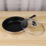 Family Kitchen Cooking Pot Cookware Set 12pcs Stainless Steel 410 Cookware Set