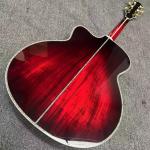 Custom Deluxe SJ200 Solid KOA Top Cutaway Jumbo Acoustic Guitar, Solid KOA Back