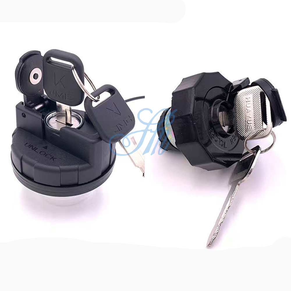 Truck Fuel Tank Cover for ISUZU JMC Trucks DMAX TFR TFS NHR NKR 100P 600P Lock and Key