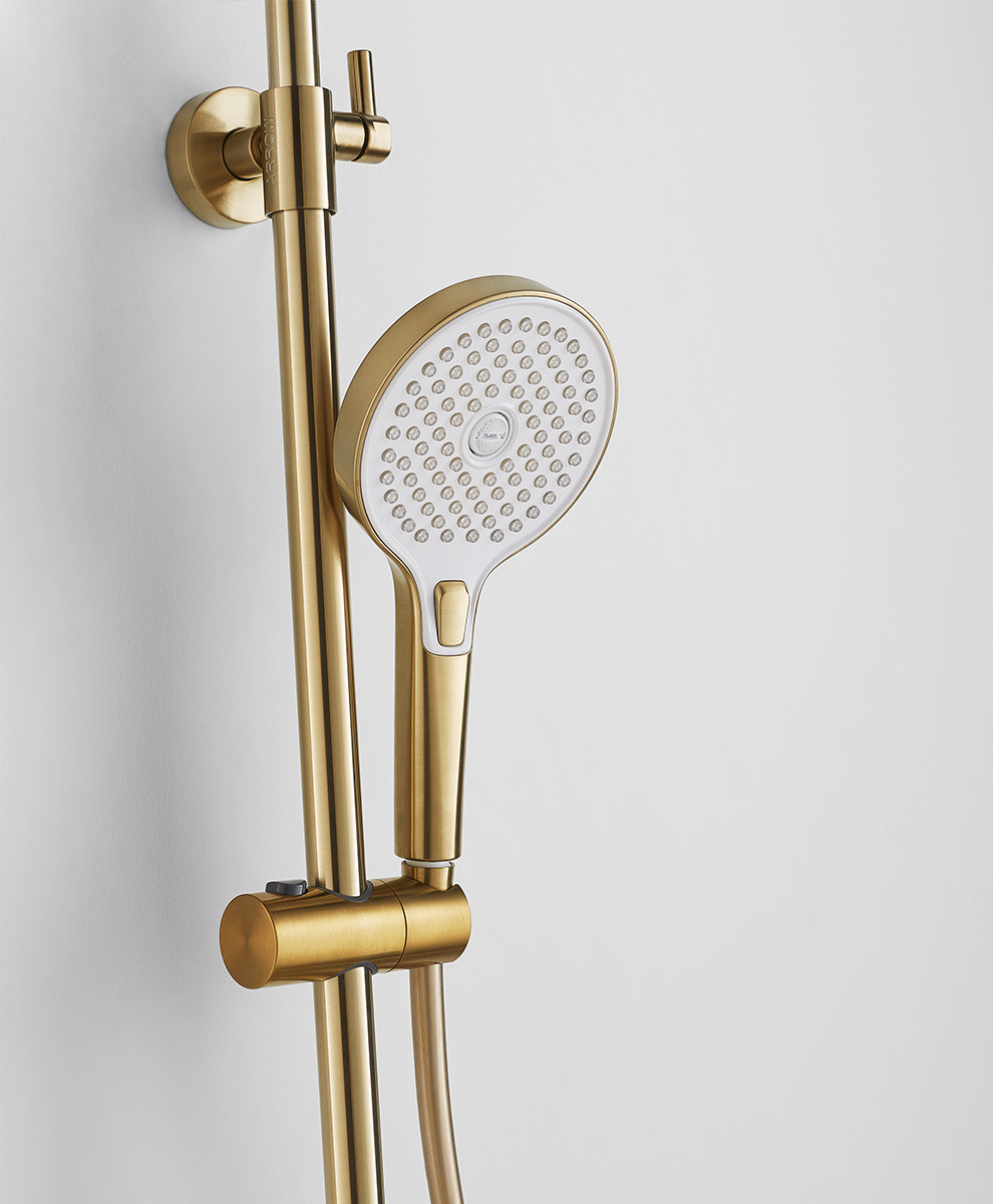 AMG13SH851LJ Hand Shower Mixer Set , Brass Dual Head Shower Systems