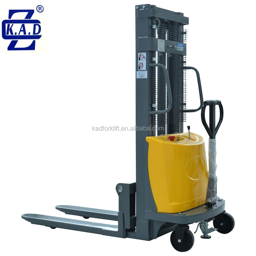 300kg Drum Handling Solutions DC Powered Hydraulic Semi Electric Drum Stacker