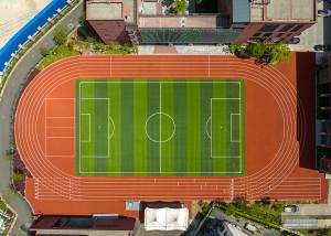Quality Colourful Full PU 13MM Running Track Flooring Runway Harmless wholesale