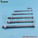 High Quality Forged Steel ASME B18.2.6 square machine bolt for Pole Line