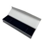 Contrast Color Wrapover Paper Cardboard Box Magnet Closure Wallet Packaging