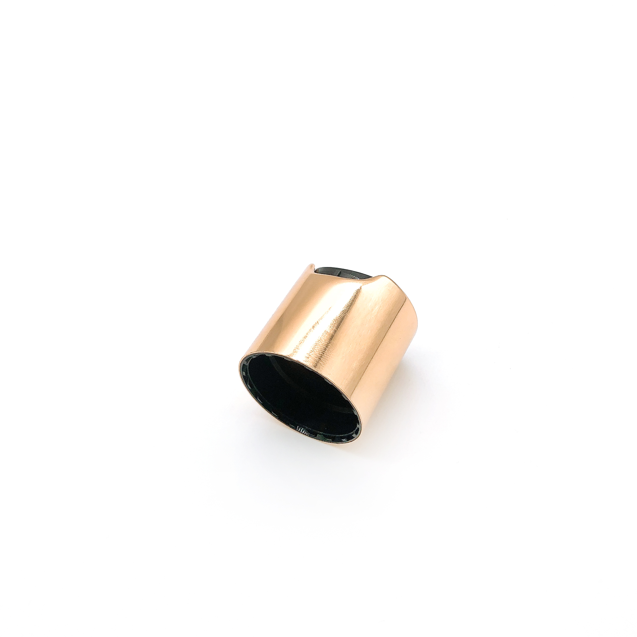 stock 28/410 aluminum neck black plastic head disc top cap