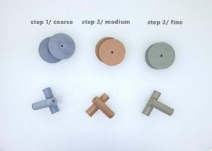 Quality Customize OEM Rubber Silicone Polishers Green Blue Pink Rubber Polishing Bur wholesale