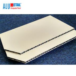 Quality Composite Aluminum Corrugated Panel 3mm PE Coated For Building wholesale
