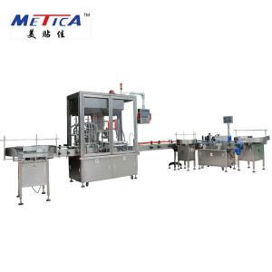 Quality METICA Syrup Bottling Production Line Pet Bottle Filling And Capping Machine wholesale