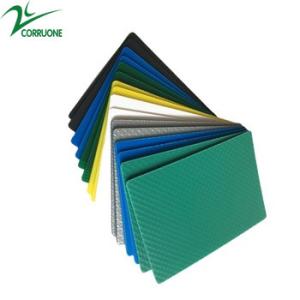 Quality Building Templates PP Honeycomb Sheet 4x8 Black Coroplast 3mm-11mm wholesale