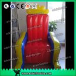 Customized PVC tarpulin cloth Inflatable Airtight King Throne Princess Throne