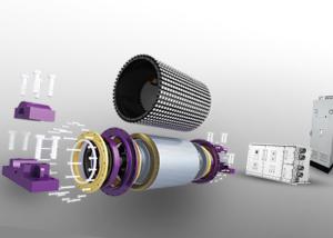 Quality Permanent Magnet Drive Belt Conveyor Motor 90% System Efficiency 380V wholesale