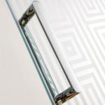 Tempered Glass Tub Shower Doors Sanitary Grade Shower Door LBS523-6