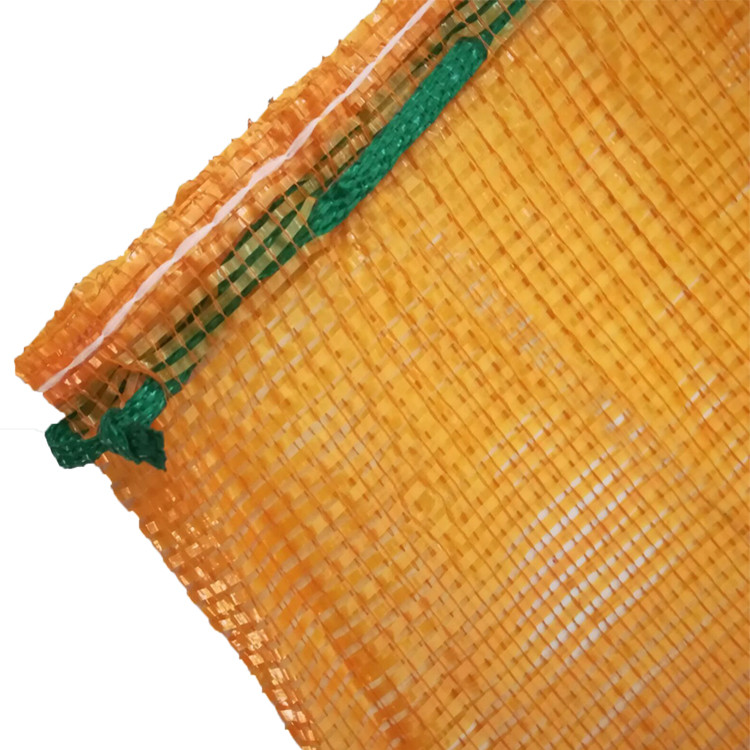 Drawstring Sealing Reusable PP Leno Mesh Produce Onion Sacks Netted Bags For Vegetables