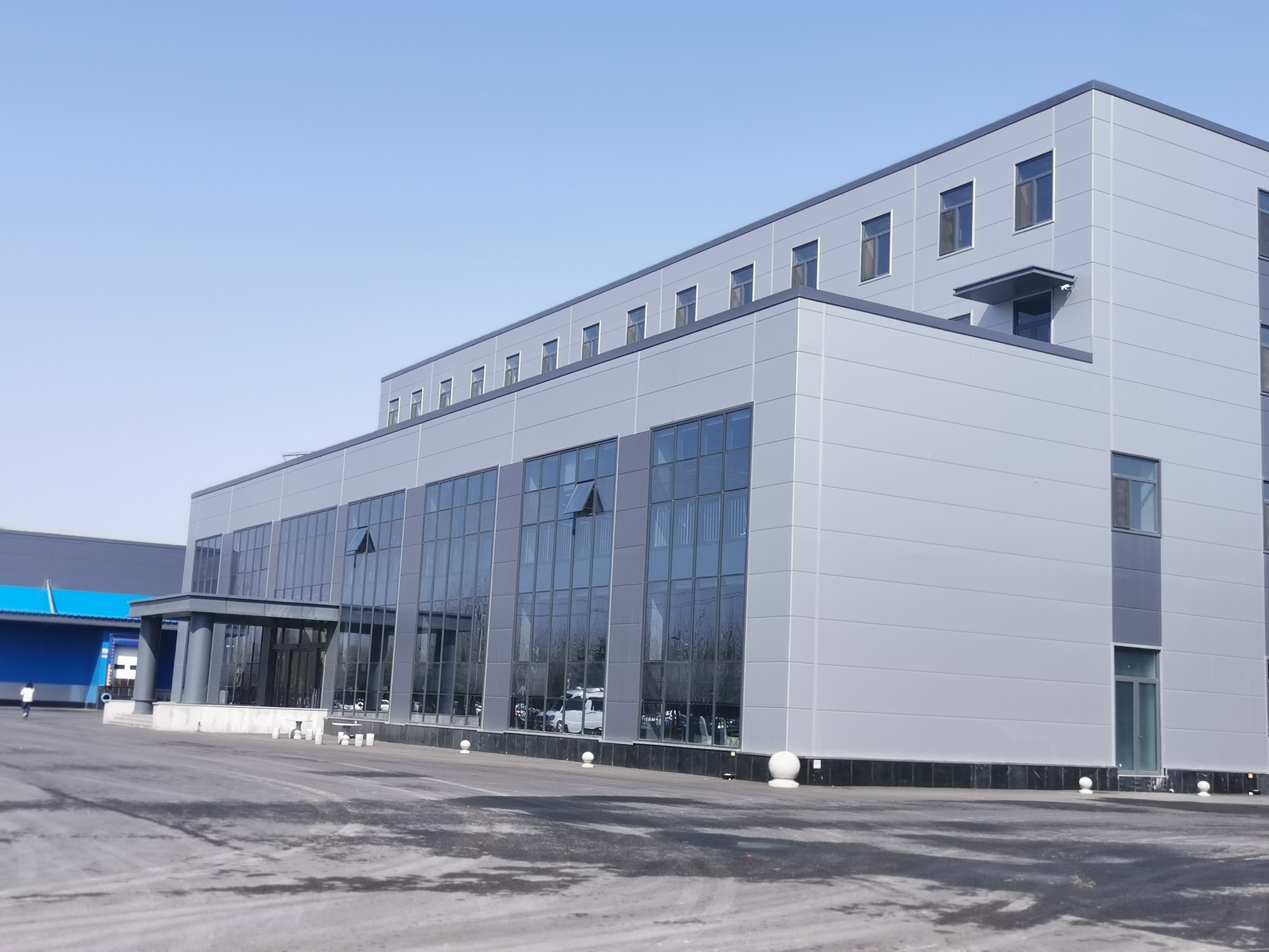 Industry Q355 Q235 Steel Structure Workshop Prefab Metal Workshop For Food Factory