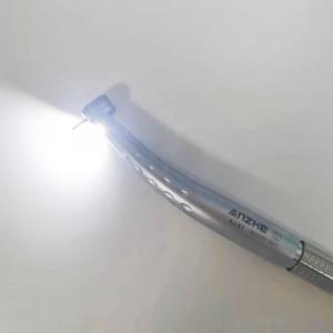 Quality Foshan Anzhe Factory High Speed Dental Handpiece 3 Water Spray Dental Air Turbine LED Light Dental Air Rotor wholesale