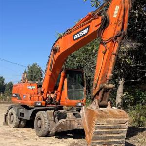 Quality Low price 22 tons used Korean wheel excavator Doosan DX 210W-7 with lower working hours wholesale