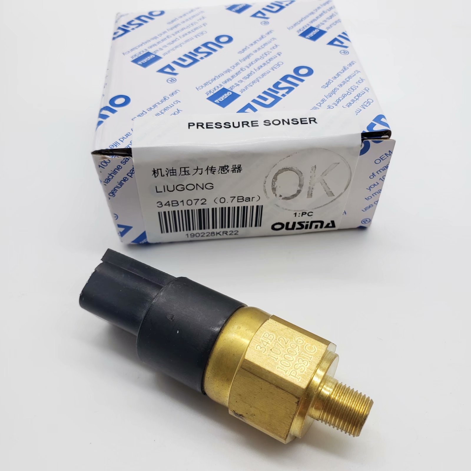 OUSIMA Eletric Excavator 34B1072 0.7 Bar Pressure Sensor