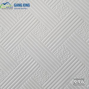 Quality #996 popular PVC gypsum ceiling tiles wholesale