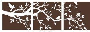 Decorative Reusable Personalised Tree Wall Flower Stickers G202