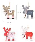 Wooden Christmas Gift Christmas Deer Hanging Decoration