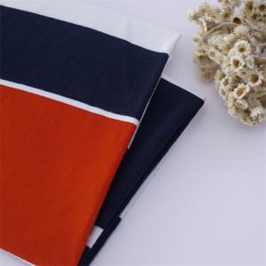 Quality Skin-Friendly Natural Sweat-Absorbent Striped Knit Fabric For Casual Wear wholesale