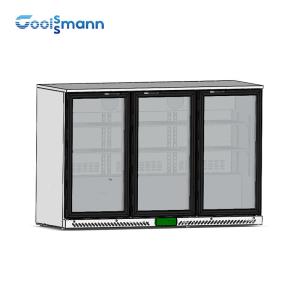 Quality LED Control Beverage Cooler Fridge , Hinged Door Cold Drink Fridge wholesale