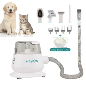 Quality 300W Electric Pet Hair Remover Grooming Kit Vacuum Cleaner Low Noise and Power Source wholesale