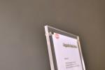 Desktop 6Inch Digital Photo 4x6 Acrylic Frames With Stand Cutomized Menu