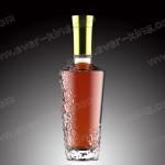 SGS Screw Sealing 750ML Flint Glass Empty Whiskey Bottles