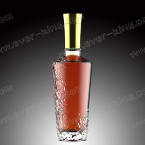 Quality SGS Screw Sealing 750ML Flint Glass Empty Whiskey Bottles wholesale