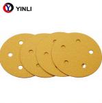 150mm 40 Grit Aluminum Sanding Disc Yellow For Auto Body