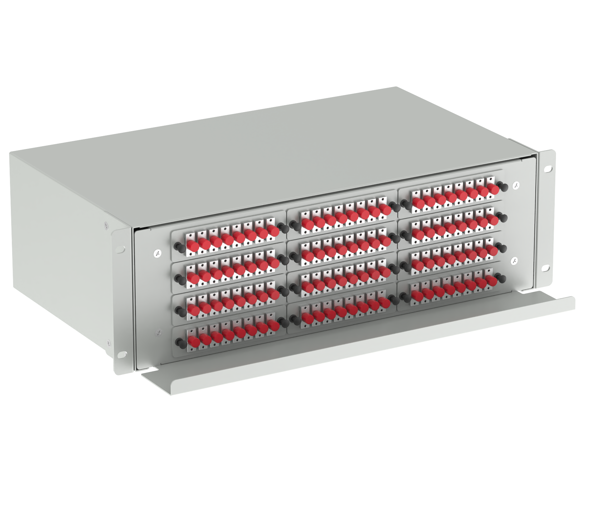 FC Type 96 Ports Optic Fiber Distribution Patchpanel for Network in FTTX Data Center
