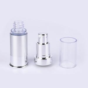 Quality Silver 20ml 30ml Vacuum Lotion Airless Pump Bottle wholesale