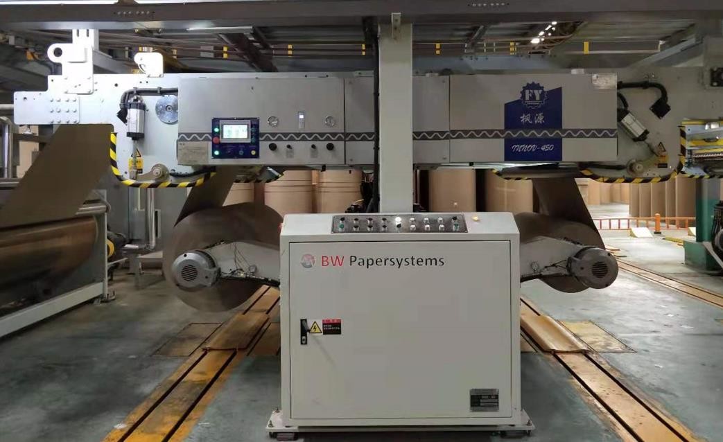 2200mm Corrugated Cardboard Production Line PLC Control Corrugator Splicer