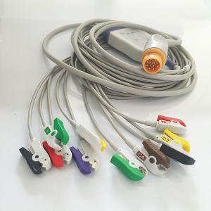 Quality 12 Pin 10 Leads Grabber IEC DIXTAL EP12PIN EKG Cable wholesale