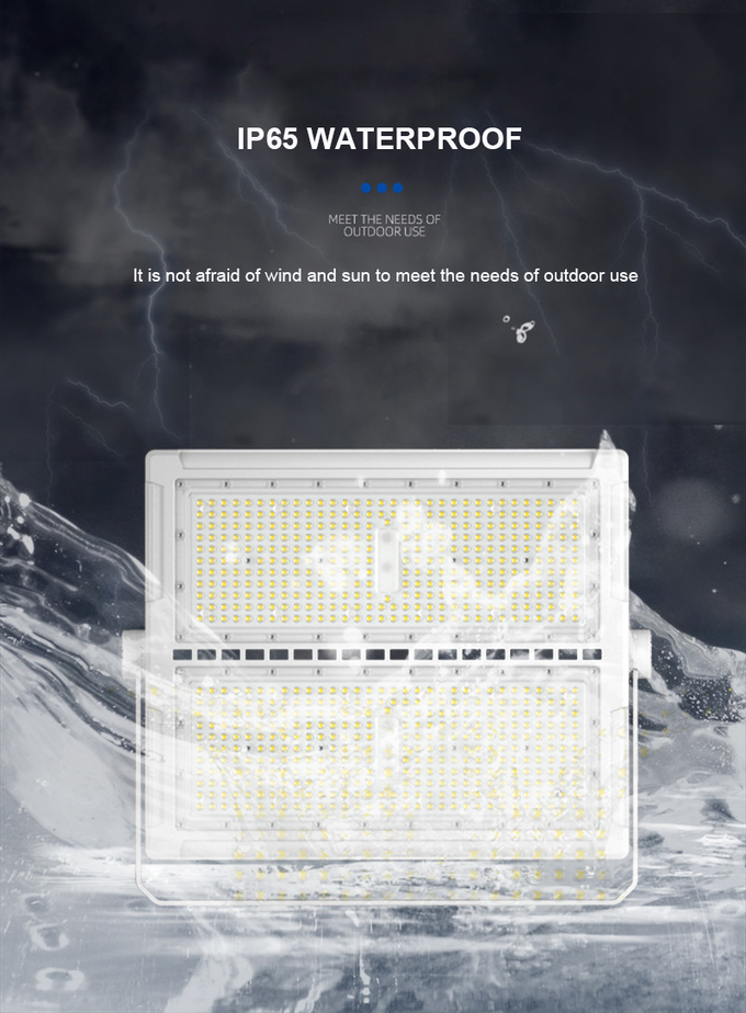 Module 600 Watt Led Flood Light Ip65 Die Cast Aluminum With Anti UV PC Lens
