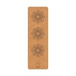 Non Slip Cork Natural Rubber Yoga Mat Foldable Sustainable Eco Friendly OEM