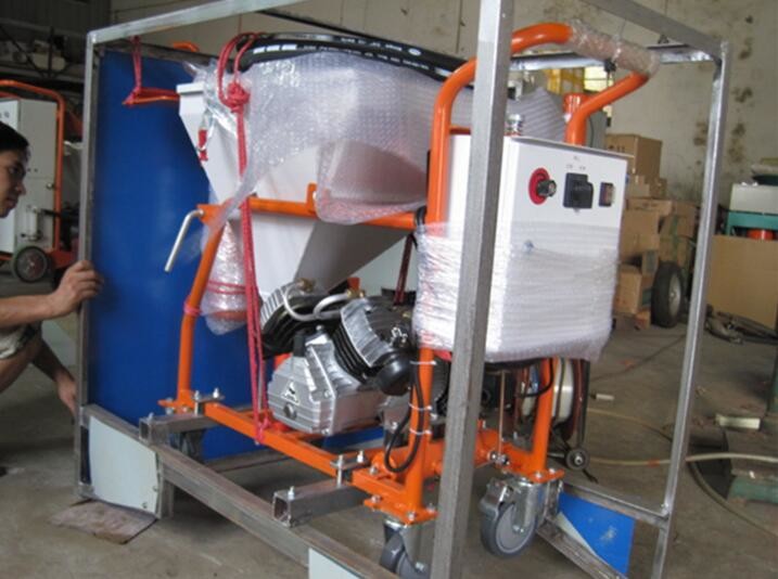 Stainless Steel Mortar Sprayer Concrete Spraying Machine For Wall