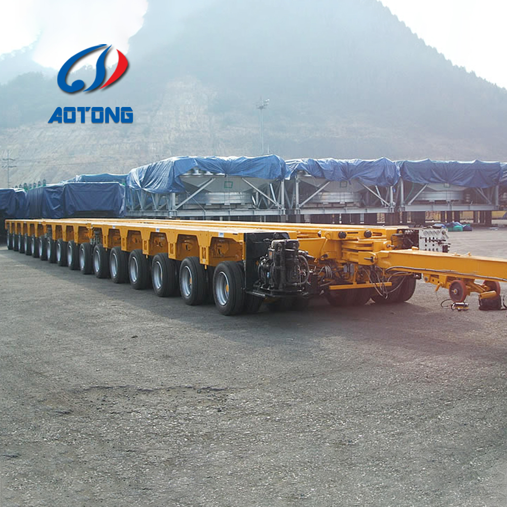 Heavy Load Gooseneck Lowboy Semi Trailer for Excavator Transport 3 Axles 4 Axles 12m 15m