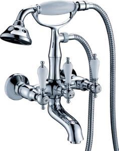 Quality Classic Wall Mounted Two Hole Bathroom Faucet wholesale